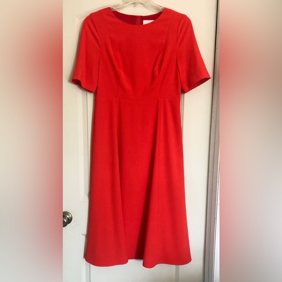 L.K. Bennett Red Cayla Dress - Picture 9 of 16